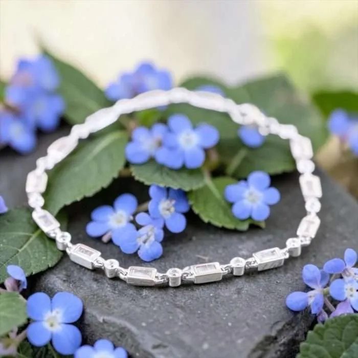 Morse Code Cremation Ash Bracelet