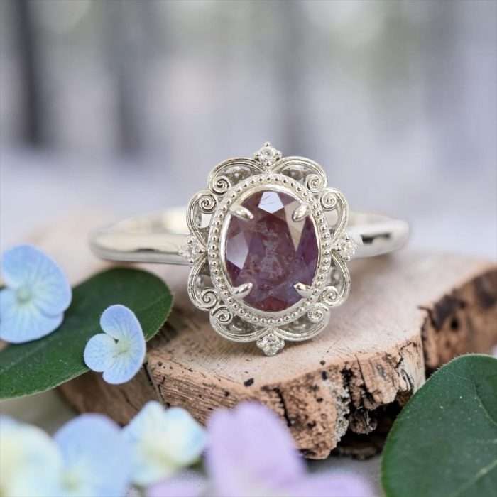 The “Chelsea” Ring • Vintage Cremation Ring for Ashes