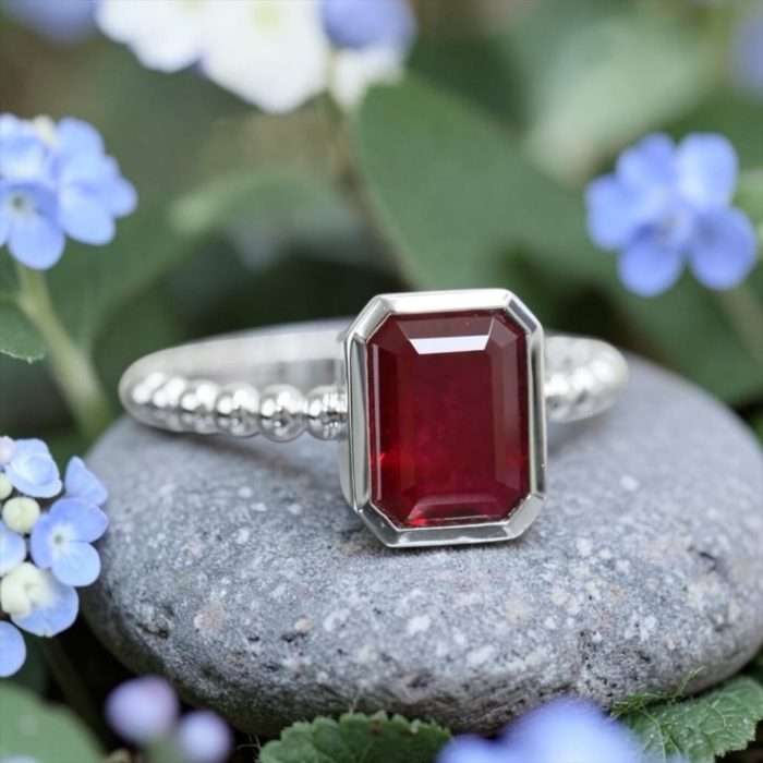 The βMyaβ XL Ring β’ 8mm Cremation Ring for Ashes