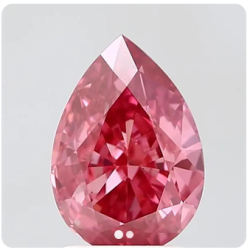 Diamond #23 Pear 2.02 VS1 Fancy Pink 9.90x6.93x4.14mm