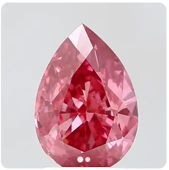 Diamond #23 Pear 2.02 VS1 Fancy Pink 9.90x6.93x4.14mm