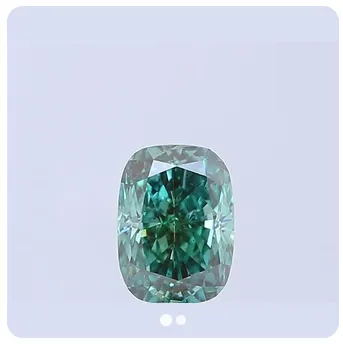 Diamond #24 Cushion 1.16 SI1 Fancy Vivid Green 7.26x5.29x3.53mm LG805678247
