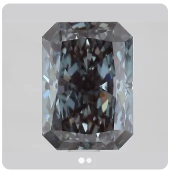 Diamond #3 Radiant 2 VS1 Fancy Deep Blue 8.47x6.01x4.02mm LG683594415