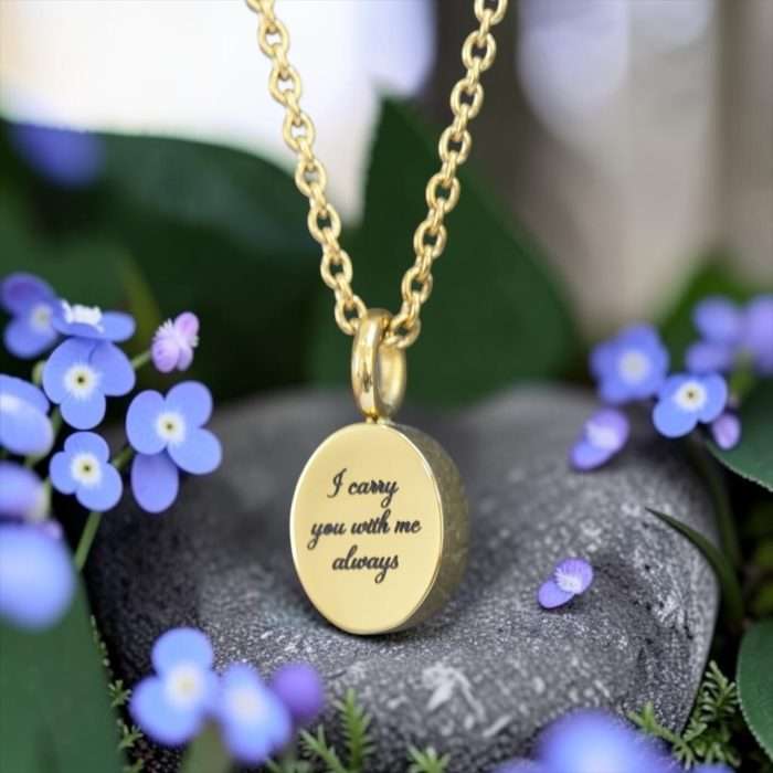 Stainless Steel "Apollo" Small Oval Pendant