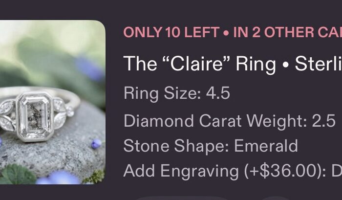 Custom Listing • Sterling Claire with 2.5 Carat Emerald Cut Lab Diamond Center • Engrave “Doodle”